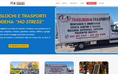 Sito web LA Traslochi e Trasporti